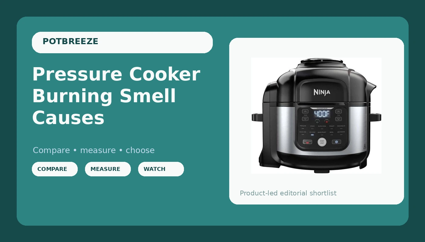 Pressure Cooker Burning Smell Causes - PotBreeze review with measurements and honest opinion