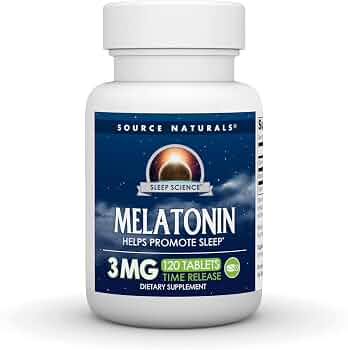 Source Naturals Time Released Melatonin* - 3 mg, 120 Tablets