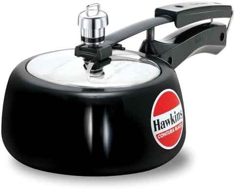 Hawkins Contura Black 1.5 litre Pressure Cooker