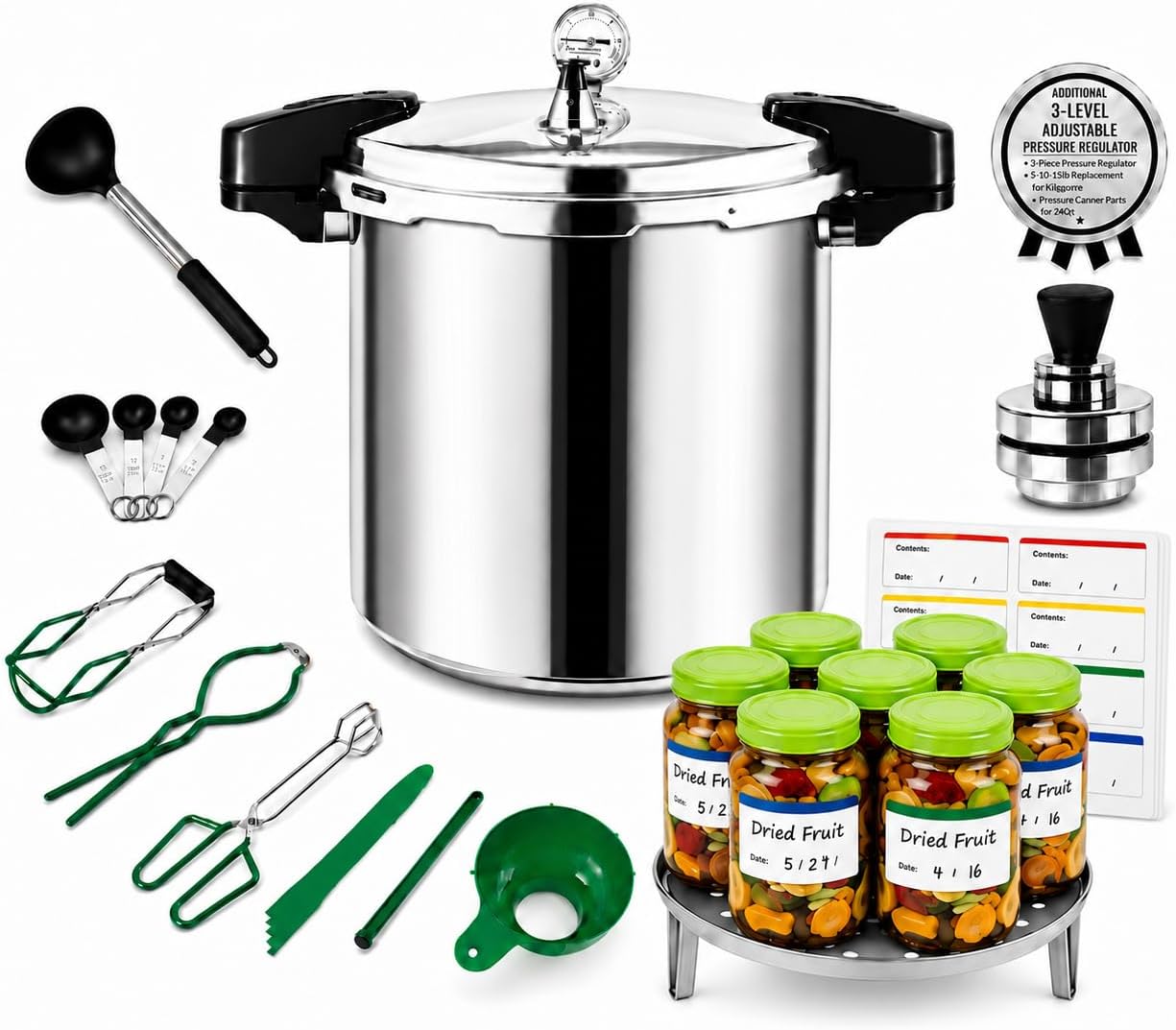 24QT Pressure Canner 11-Piece Kit